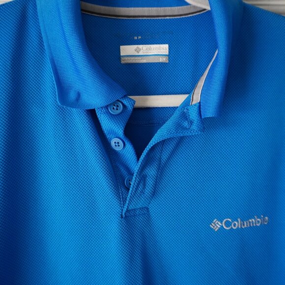 Columbia Mens Moisture Wicking Polo Shirt - Picture 2 of 6